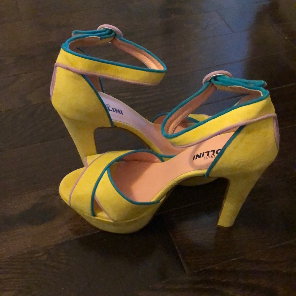 Yellow High Heels - Picture 2 of 3